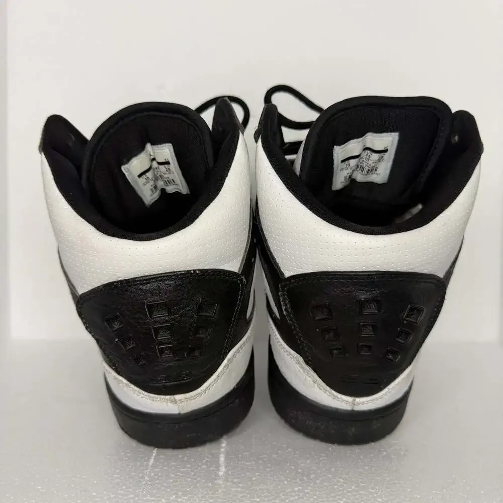 Jordan 1 Flight Mid Sneaker Black/White - Size 10